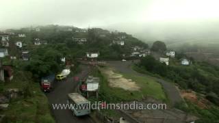 Cherrapunji  A misty view of the township [upl. by Eirrek]