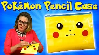 Pokemon DIY Pencil Case  quotBack to Schoolquot Crafts for Kids [upl. by Geiger941]