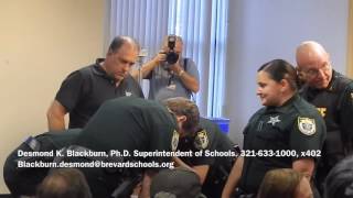 Call Flood Request Brevard School Board Has Man Arrested For Freedom Of Speech Alternate View [upl. by Homovec]