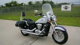 2013 Kawasaki Vulcan 900 Classic LT in Candy Mystic Blue  Pearl Crystal White Two Tone [upl. by Heindrick]