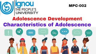 Adolescence Development l Characteristics of Adolescence [upl. by Assirahs]