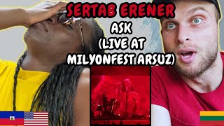 REACTION TO Sertab Erener  Aşk Live at MilyonFest Arsuz  FIRST TIME HEARING [upl. by Nahtad]