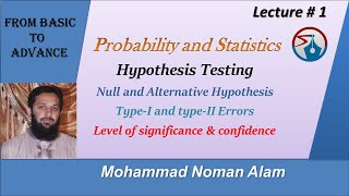 Hypothesis testingNull and Alternative hypothesis [upl. by Ecertap]