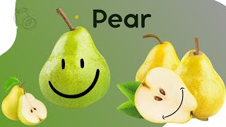 Pear Fruit Cartoon  Pear Cartoon  Cartoon [upl. by Cristie213]