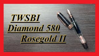 TWSBI Diamond 580 Rosegold II  Review Deutsch [upl. by Agnimod73]