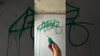 Graffiti Tagging Oneline 💚 tagging graffiti onelineart asmr shorts tagginggraffiti граффити [upl. by Margeaux]