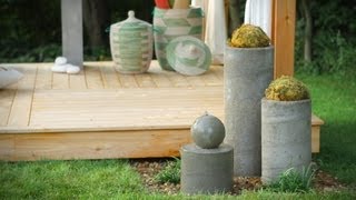 How to Build an Outdoor Zen Garden Water Fountain [upl. by Erland912]