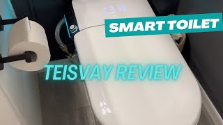 TEISVAY SMART TOILET REVIEW ON AMAZON [upl. by Kelli]