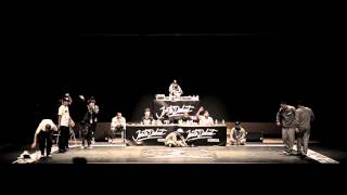 2014 JUSTE DEBOUT Korea Popping Semi Final1 BWB vs DYNASTY DIAMONDZ [upl. by Allicerp]