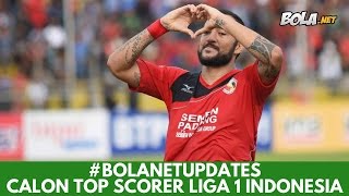 BolanetUpdates  6 Calon Top Scorer Liga 1 Indonesia Tahun 2017 [upl. by Nasar]