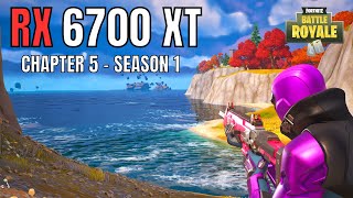 RX 6700 XT FORTNITE CHAPTER 5 SEASON 1  1080p 1440p 4K [upl. by Xuagram899]