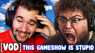 Forcing My Friend To Compete In My NEW GAMESHOW FT Grizzy Rectrixx VOD [upl. by Names]