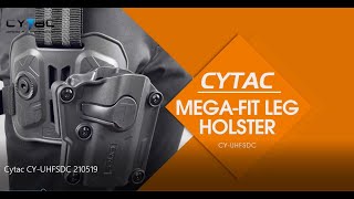 Cytac Leg Holster  Megafit Holster with Drop Leg Platform [upl. by Eldwon530]