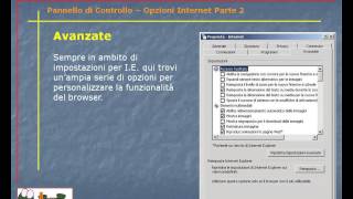 Guida al Computer  Lezione 117  Pannello di Controllo  Opzioni Internet Parte 2 [upl. by Dyane962]