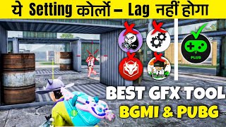 Best GFX Tool For BGMI 💯✅ GFX Tool For PUBG Mobile  Best GfX Tool Setting For BGMI  BGMI GFX Tool [upl. by Eelyah]