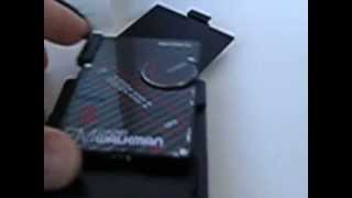 SONY SRF201 FM Card Walkman Radiovideo2 [upl. by Clemen789]