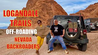 LOGANDALE TRAILS SYSTEM OFF ROADING HOW TO JOIN THE NEVADA BACKROADERSJEEP WRANGLER [upl. by Haleigh]