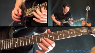 Back In Black Guitar Lesson Pt2  ACDC  Solo [upl. by Egidius]