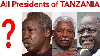 Tanzanian Heads of State since independance  All presidents of Tanzania since independence [upl. by Zarah333]