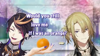 Shu and luca…with the orange peel theory 【NIJISANJI EN】 [upl. by Hulbig883]