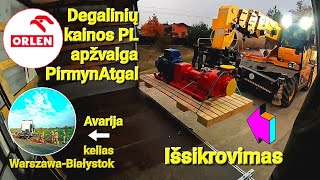 Orlen degalinės PL 2avarijaišsikrovimasnaujienos pirmynatgal [upl. by Akinahs274]