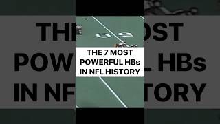 The 7 Most Powerful Halfbacks in NFL History football nfl footballshorts highlights top7 power [upl. by Sanbo]