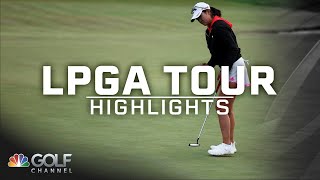 LPGA Tour Highlights Rose Zhang defeats Jennifer Kupcho in playoff  Golf Central  Golf Channel [upl. by Eiffub922]