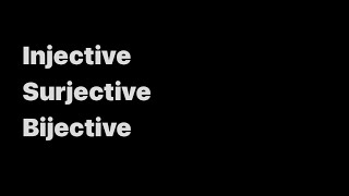 Proving the function whether it is injective surjective and bijective [upl. by Bocoj]