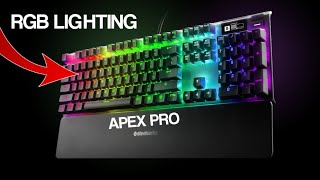 STEELSERIES APEX PRO How to change RGB color lighting [upl. by Yelram669]