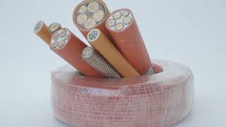 Fire Rated High Temperature Cable IEC60331 Standard Stranded Copper Conductor [upl. by Phyl]