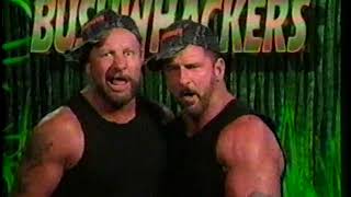 Bushwhackers Promo WWF 1990 [upl. by Ynnoj]