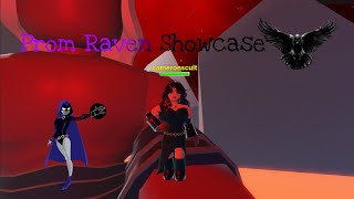 PROM RAVEN SHOWCASE HEROES ONLINE WORLDROBLOXCAMERON [upl. by Namie]