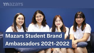 Mazars Student Brand Ambassadors 20212022  Journey Experience [upl. by Sudderth158]