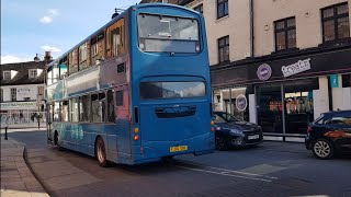 Bus Spotting in High Wycombe Arriva Sapphire Wright Gemini 6144 FJ56 OBE Route 12 to Micklefield [upl. by Aliwt]