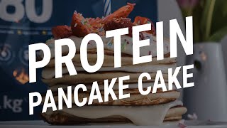 Gymgrossisten Kitchen  Protein Pancake Cake [upl. by Anirrehs]