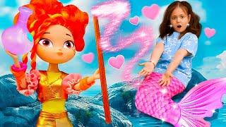 Яна хочет стать русалкой 🧜‍♀️✨ Видео для девочек про игры в куклы Барби [upl. by Asilenna]