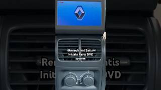 Renault Vel Satis Initiale Paris DVD system shorts renault renaultvelsatis velsatis cardvd [upl. by Ollopa94]