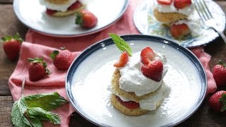 Strawberry Shortcake Recipe  The Inspired Home [upl. by Christi]