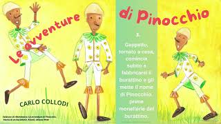 3 Capitolo  Le avventure di Pinocchio  Carlo Collodi  audio  lettura del libro 336 [upl. by Rainger]