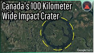 The 100 Kilometer Wide Impact Crater in Canada Manicouagan Crater [upl. by Borer]