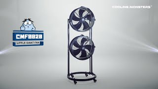 CMF0020FSD Little Giant Fan Double Standing Fans  COOLING MONSTERS [upl. by Ahsined764]