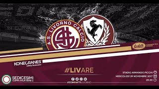 Livorno  Arezzo  21  Coppa Italia Serie C 201718 [upl. by Aihsenek581]