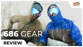 686 Gear Review on Mammoth Mountain 2018  SportRxcom [upl. by Merat715]