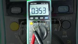 Testing good and broken diodes using buzzer mode and diode mode heres the difference [upl. by Selestina82]