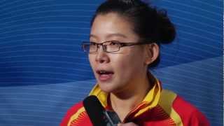 2012 Ford World Womens Curling Championship Draw 5 Media Scrum [upl. by Kirt]