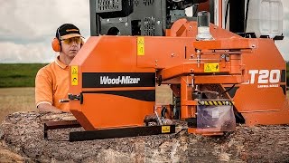 Scierie WoodMizer LT20 Mobile  Europe [upl. by Libenson]