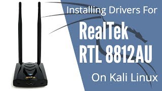 Installing Drivers for RealTek RTL8812AU on Kali Linux amp Testing Monitor Mode amp Packet Injection [upl. by Irby]