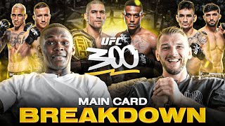 Israel Adesanya amp Dan Hooker Breakdown The UFC 300 Pay Per View [upl. by Rosana]