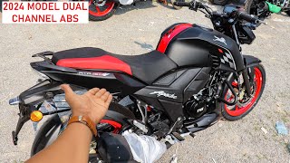 Ye Dekho Aa Gayi 2024 New Model TVS Apache RTR 160 4V Dual Channel ABS Review💥Changes✅ On Road Price [upl. by Theodore]