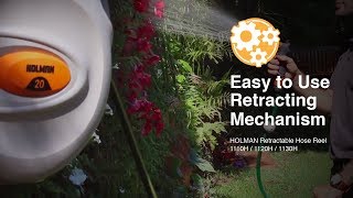 How to use the Retracting Mechanism in a Holman Retractable Hose Reel [upl. by Asilad]